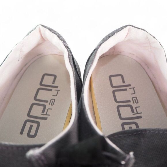 Hey Dude Wendy Casual Slip-on Loafers "Chambray Off Black" 121414949 Women's 7 - Picture 11 of 11